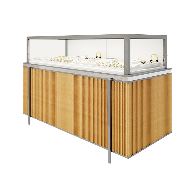JR-S103 Stainless steel jewellery display cabinet
