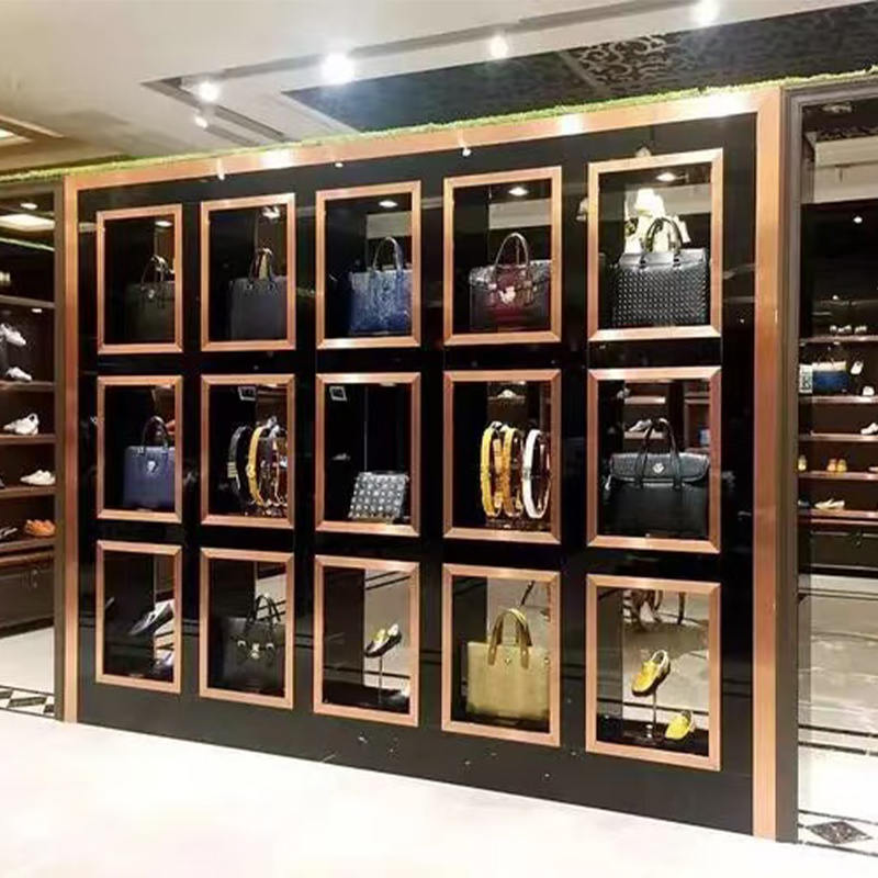 CC-S102 Stainless Steel Clothing Display Cabinet
