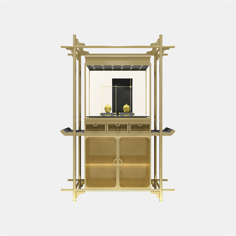 JR-H207 Stainless Steel Jewellery Tall Cabinet