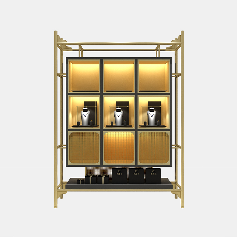 JR-H209 Glass Jewellery Display Tall Cabinet