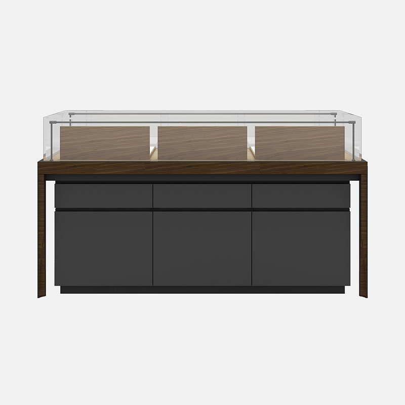 Wooden jewelry display case